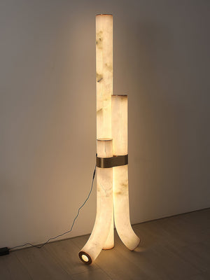 Fantasy Alabaster Floor Lamp - Zonesus