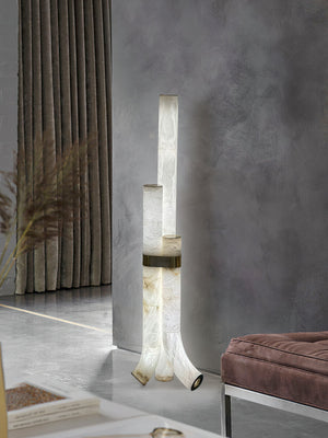Fantasy Alabaster Floor Lamp - Zonesus