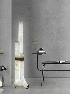 Fantasy Alabaster Floor Lamp - Zonesus