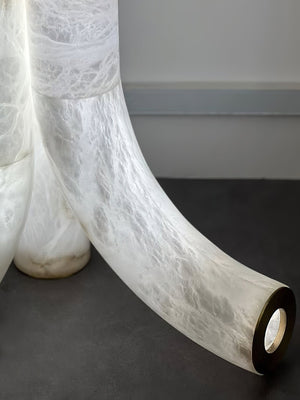 Fantasy Alabaster Floor Lamp - Zonesus