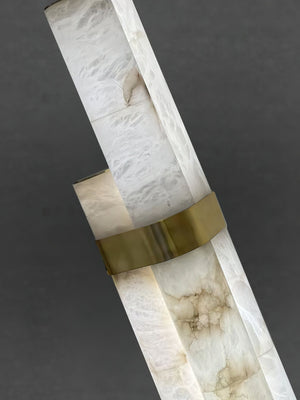 Fantasy Alabaster Floor Lamp - Zonesus