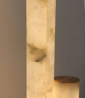 Fantasy Alabaster Floor Lamp - Zonesus