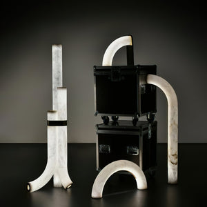 Fantasy Alabaster Floor Lamp - Zonesus