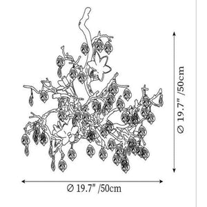 Fiori Branch Chandelier - Zonesus