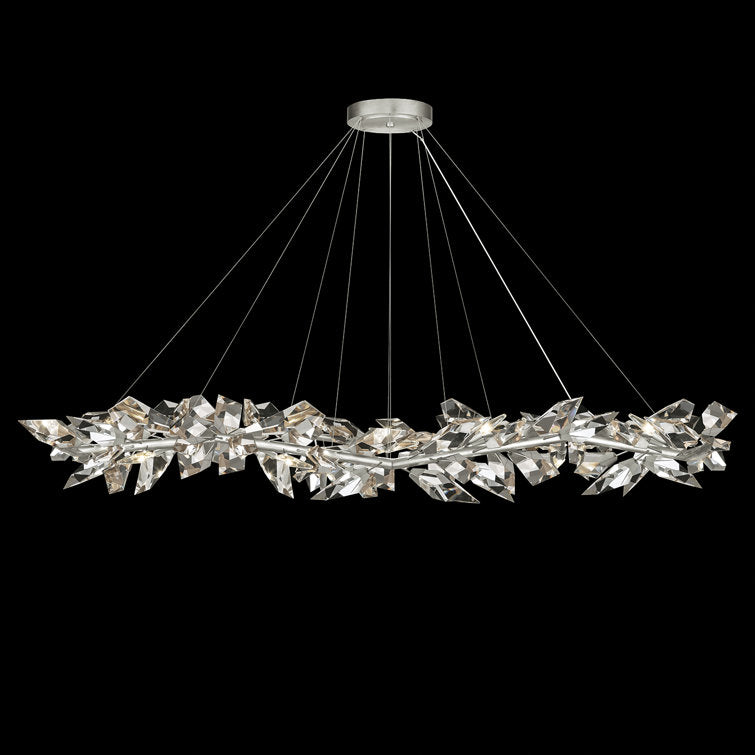 Addison 71" Round Crystal Chandelier - Zonesus