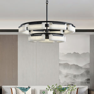 Fusion Alabaster Chandelier - Zonesus