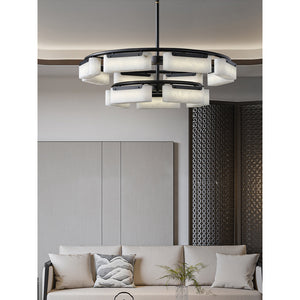 Fusion Alabaster Chandelier - Zonesus