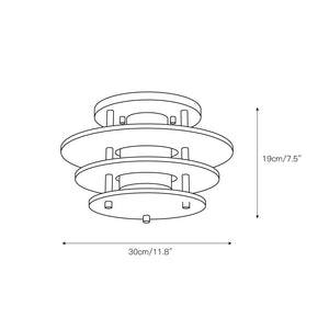 Gatsby Alabaster Ceiling Lamp - Zonesus