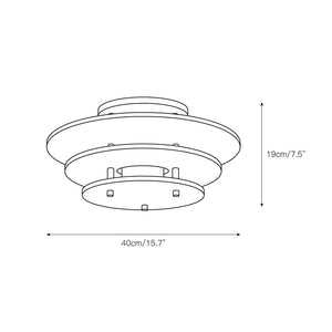 Gatsby Alabaster Ceiling Lamp - Zonesus
