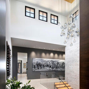 Art Twisted Square Chandelier - Zonesus