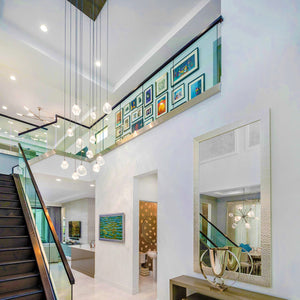 Art Twisted Square Chandelier - Zonesus