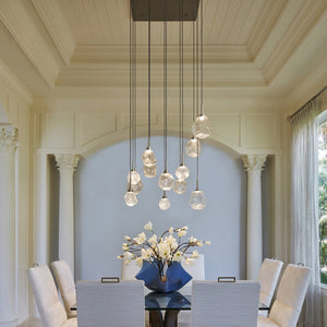 Art Twisted Square Chandelier - Zonesus