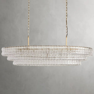 Ghiaccio Oval Chandelier - Zonesus