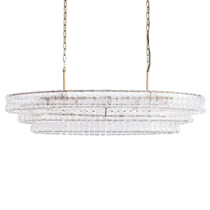 Ghiaccio Oval Chandelier - Zonesus