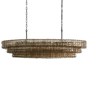 Ghiaccio Oval Chandelier - Zonesus