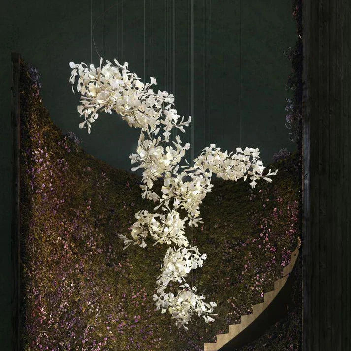 Ginkgo Ceramic Combination Chandelier - Zonesus