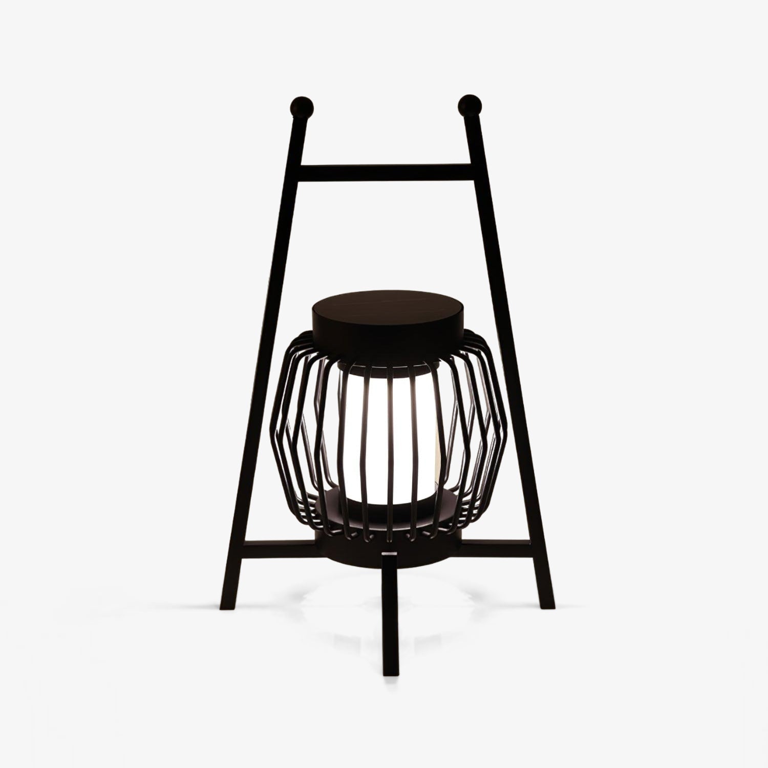 Nordic Glow Solar Outdoor Floor Lamp