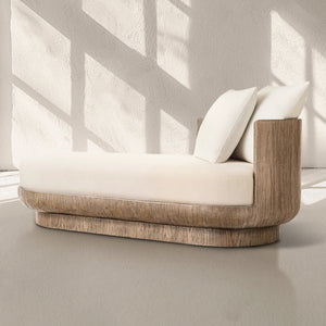 Cira Fabric Right-Arm Daybed - Zonesus
