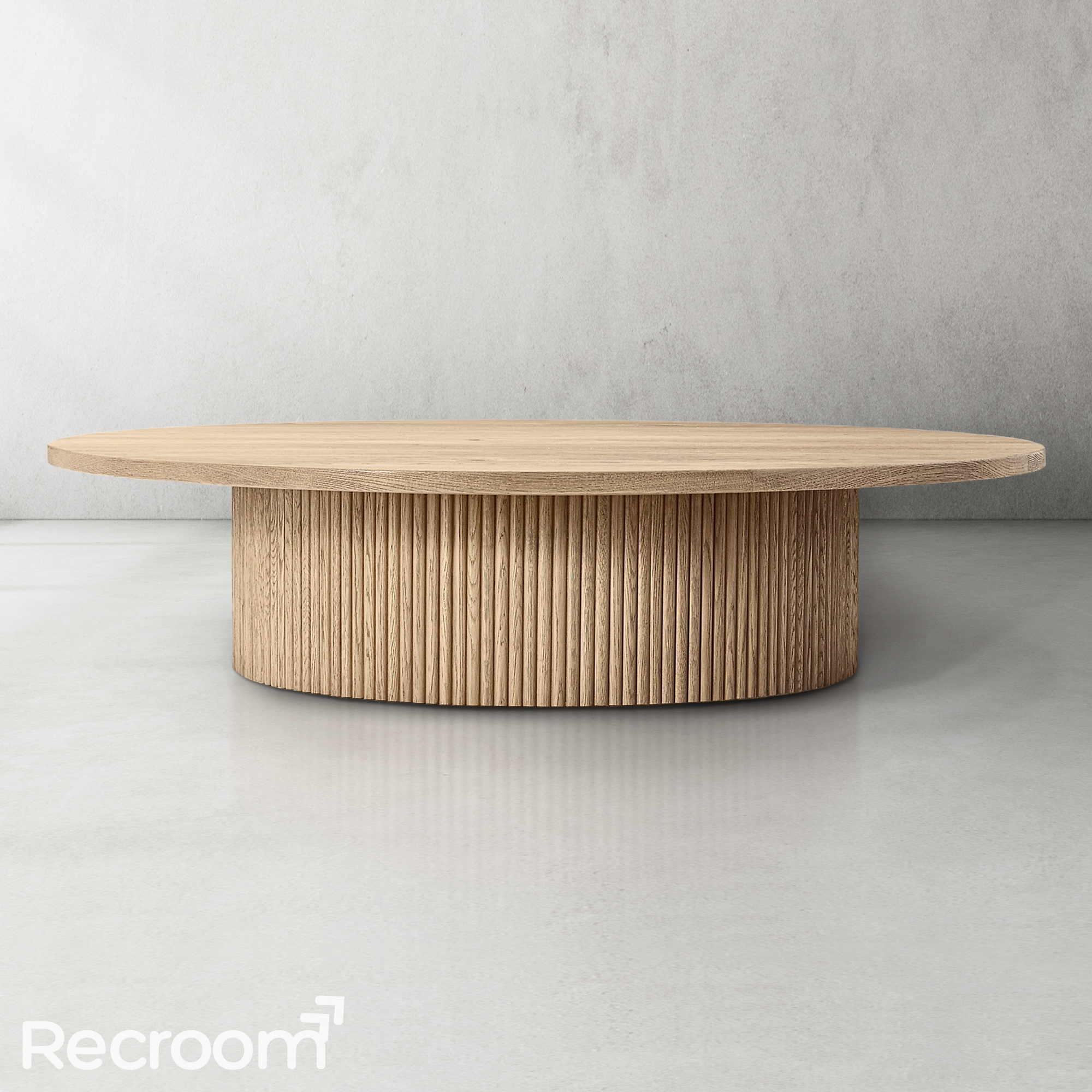 Muelho Round Wood Coffee Table - Zonesus