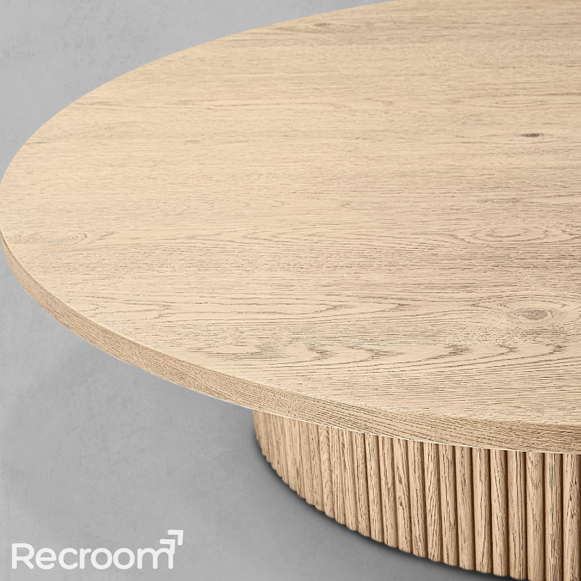 Muelho Round Wood Coffee Table - Zonesus