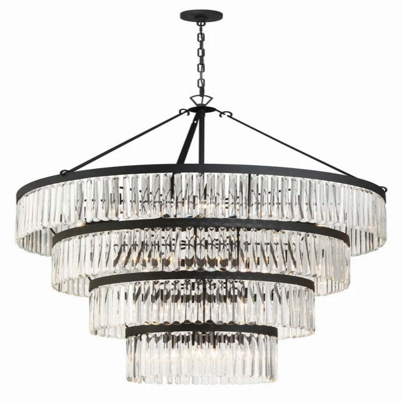 Guyton 4-Tier Round Chandelier 40''D - Zonesus