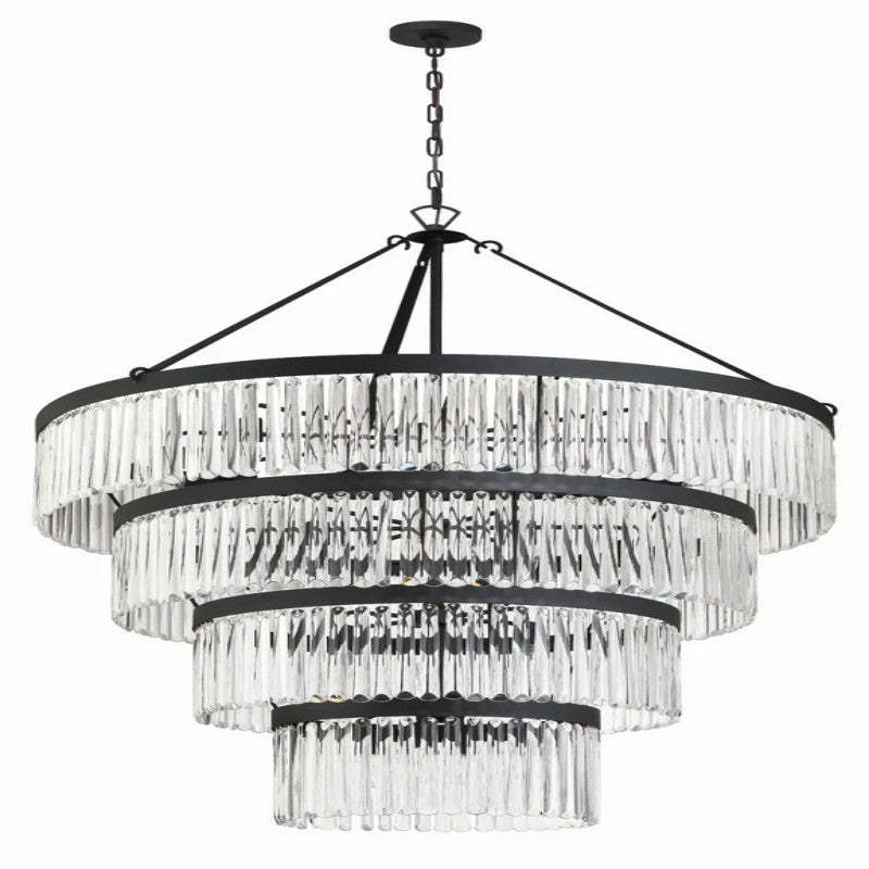Guyton 4-Tier Round Chandelier 40''D - Zonesus
