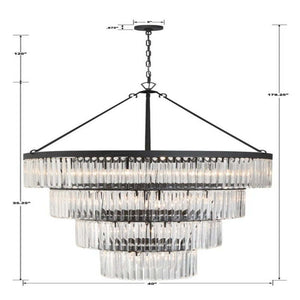 Guyton 4-Tier Round Chandelier 40''D - Zonesus