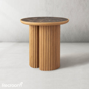 Aster Round End Table - Zonesus