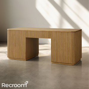 Finn Wood Executive Desk - Zonesus