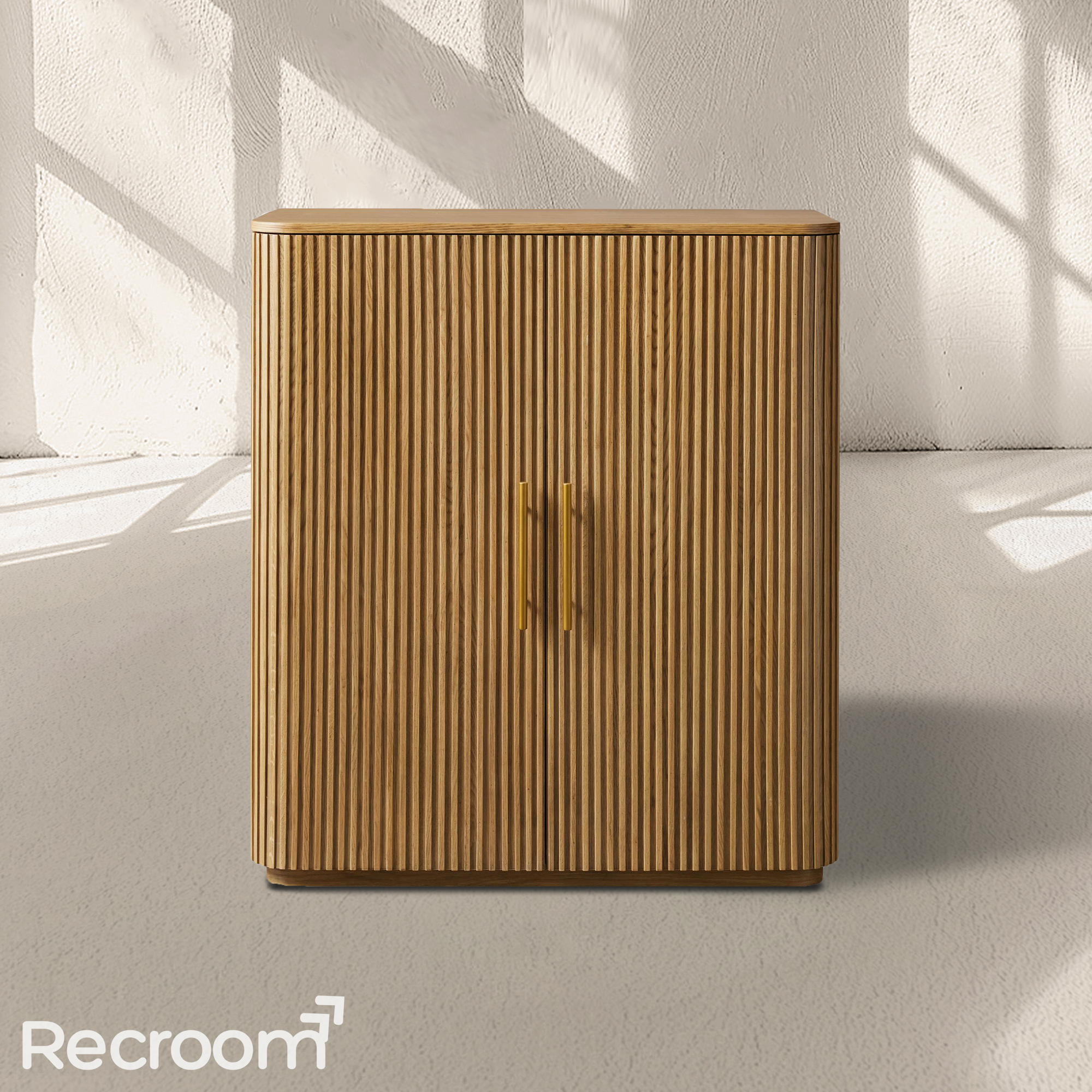 Finn Wood Bar Cabinet - Zonesus