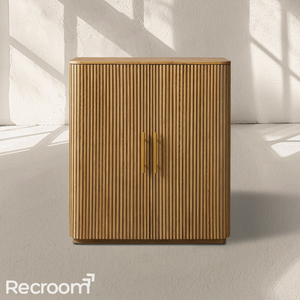 Finn Wood Bar Cabinet - Zonesus