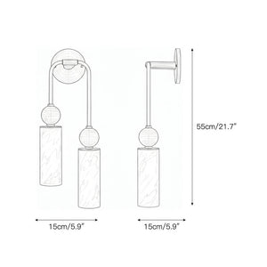 Harlin Alabaster Wall Lamp - Zonesus