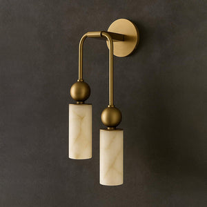 Harlin Alabaster Wall Lamp - Zonesus