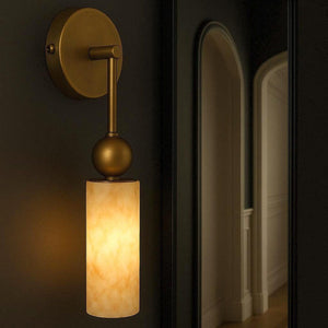 Harlin Alabaster Wall Lamp - Zonesus