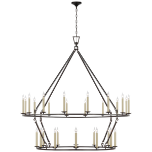 Darlana Oversized Two Tier Chandelier - Zonesus