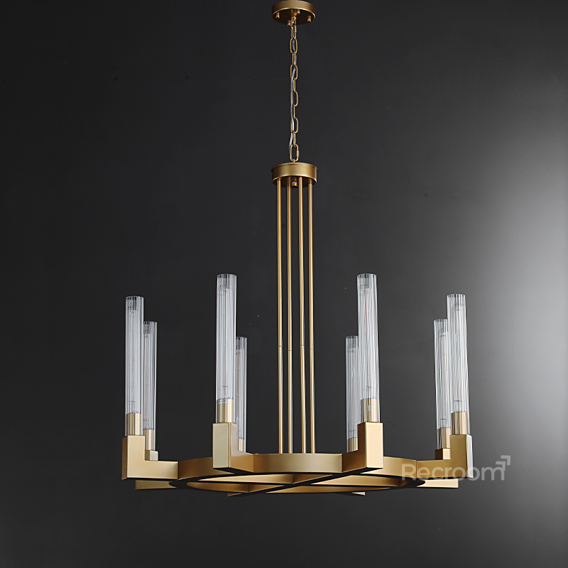 Cannel Round Chandelier 36" - Zonesus