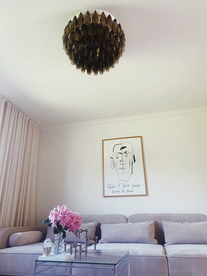 Murano Chandelier – Poliedri – 84 glasses - Zonesus