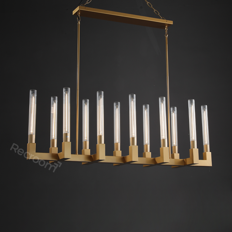 Cannel Linear Chandelier 55" - Zonesus