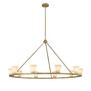 Ironstone Alabaster Chandelier - Zonesus