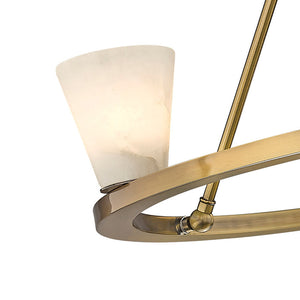 Ironstone Alabaster Chandelier - Zonesus