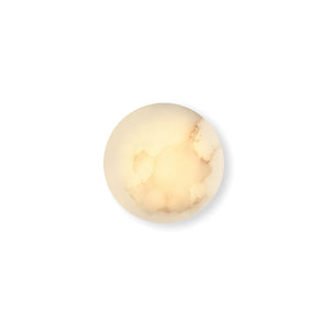 Iveala Single Alabaster Wall Lamp - Zonesus