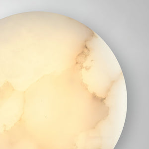 Iveala Single Alabaster Wall Lamp - Zonesus