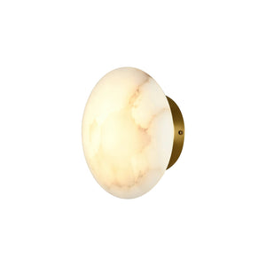 Iveala Single Alabaster Wall Lamp - Zonesus