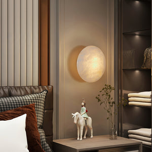 Iveala Single Alabaster Wall Lamp - Zonesus