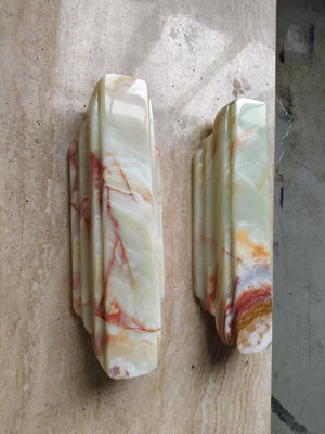 Jewel Onyx Alabaster Wall Lamp - Zonesus