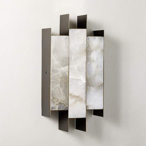 Kamila Alabaster Wall Lamp - Zonesus