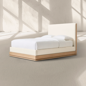 Linet Upholstered Panel Bed - Zonesus