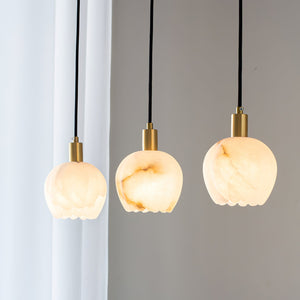 Lilin Alabaster Pendant Light - Zonesus