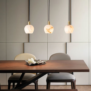 Lilin Alabaster Pendant Light - Zonesus