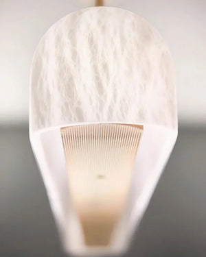 Linear Alabaster Chandelier, Kitchen Island Pendant Light - Zonesus